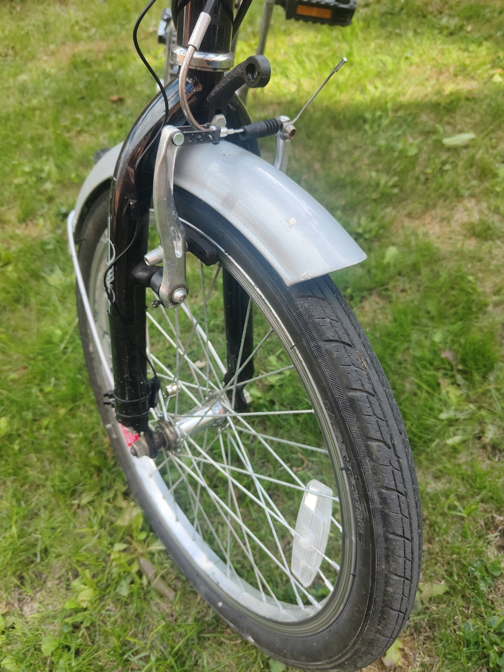 Kingston 20in Folding Bike 6-Speed Black/Silver Rear Rack Fenders + EXTRA'S