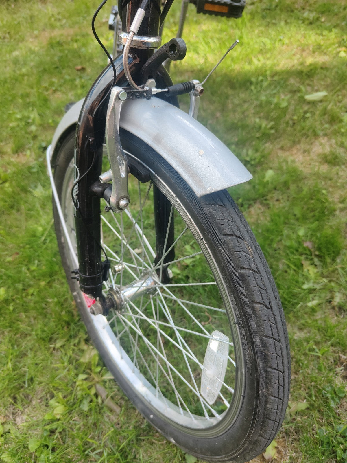 Kingston 20in Folding Bike 6-Speed Black/Silver Rear Rack Fenders + EXTRA'S