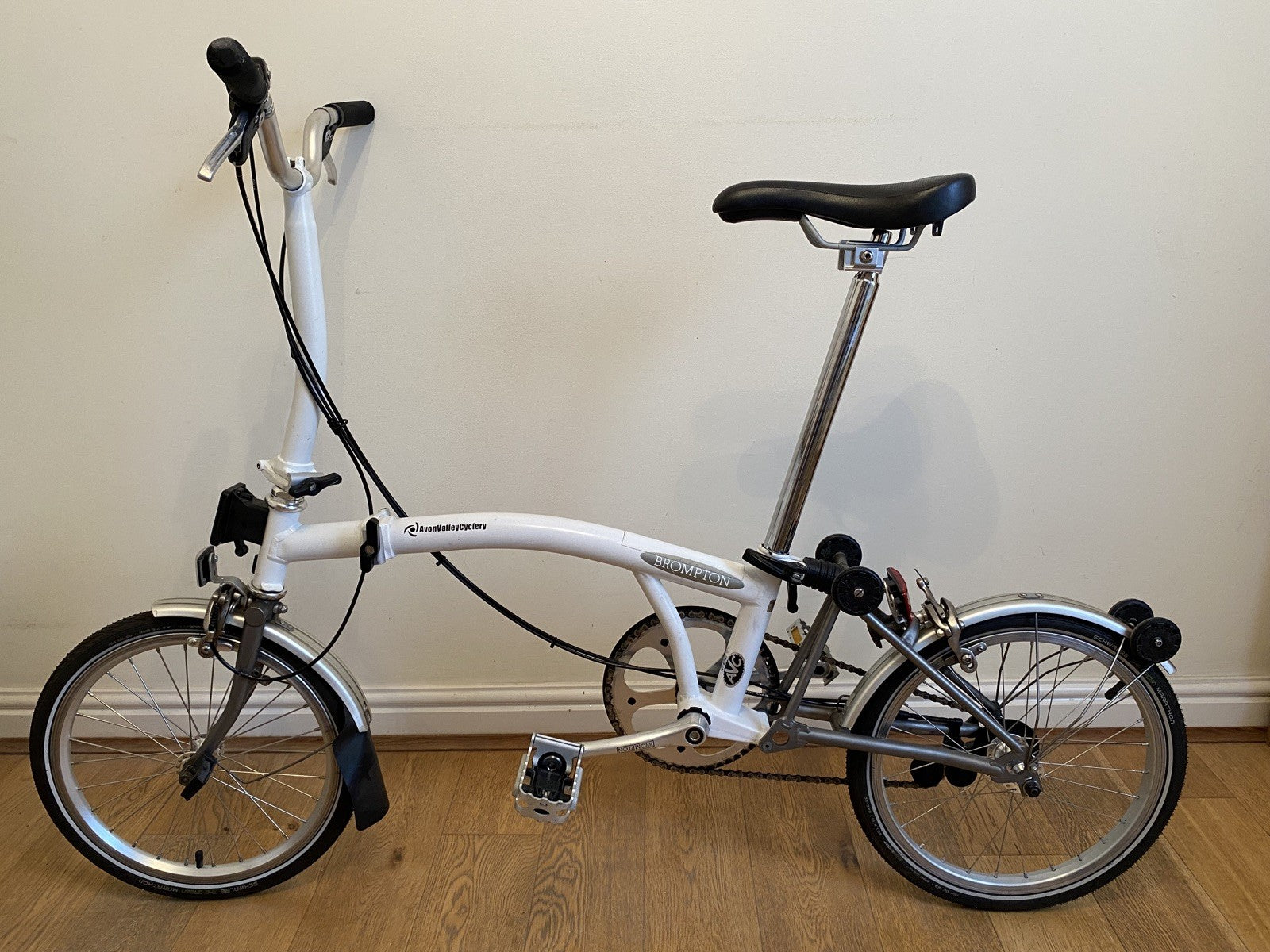 Brompton Superlight S2L-X, titanium fork and rear triangle