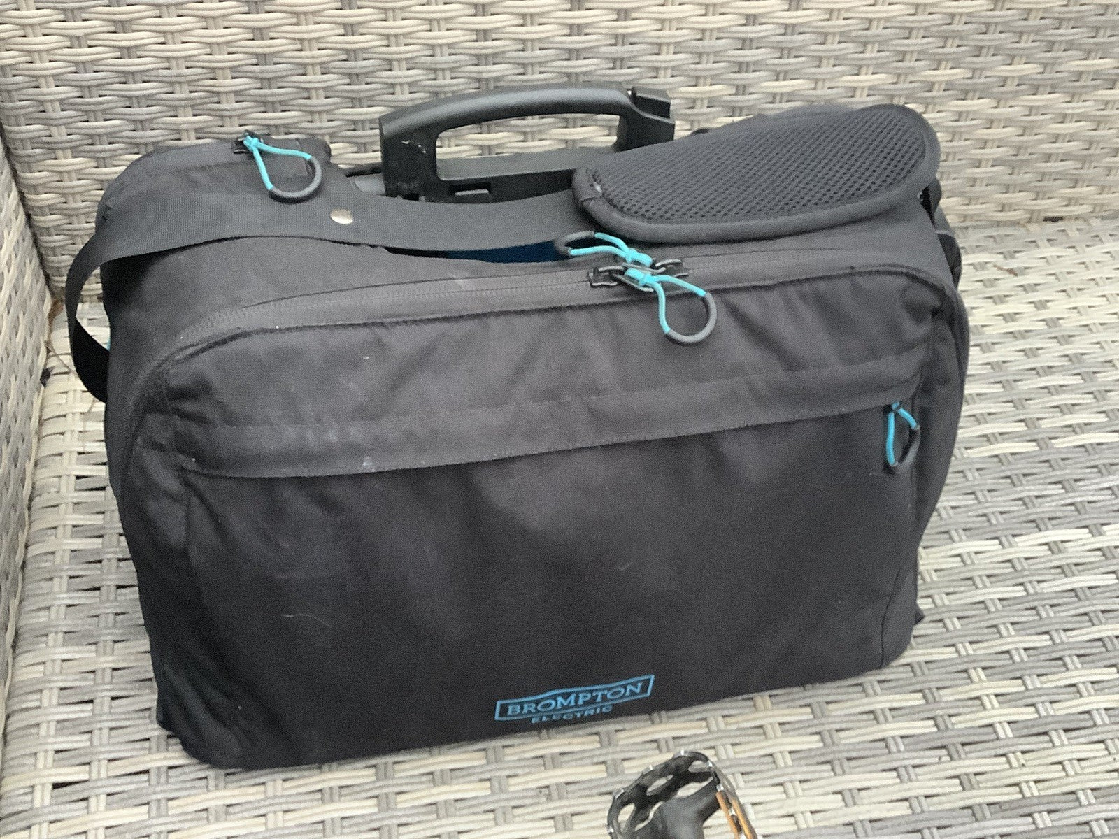 Brompton Electric C Line 6 Speed Black With Bags