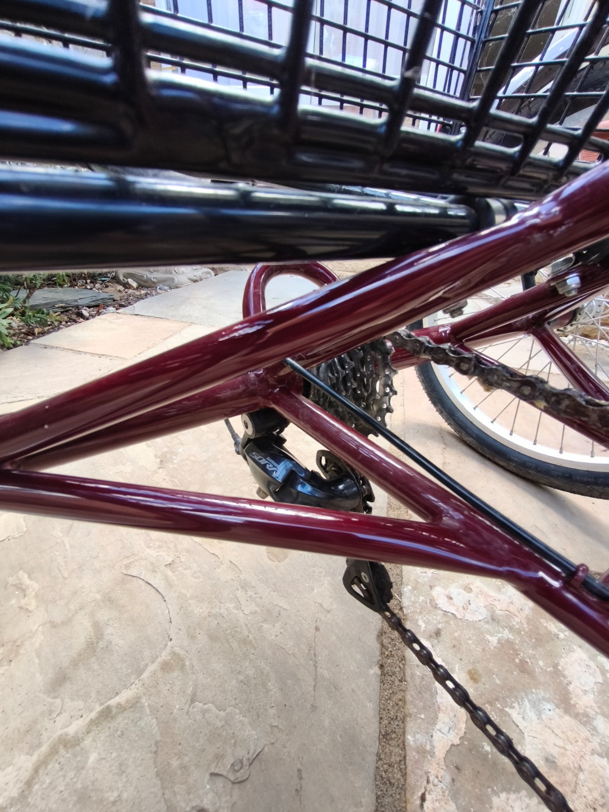 Adult Folding Pashley  Tricycle Tri-1 Burgandy 17" frame, good condition