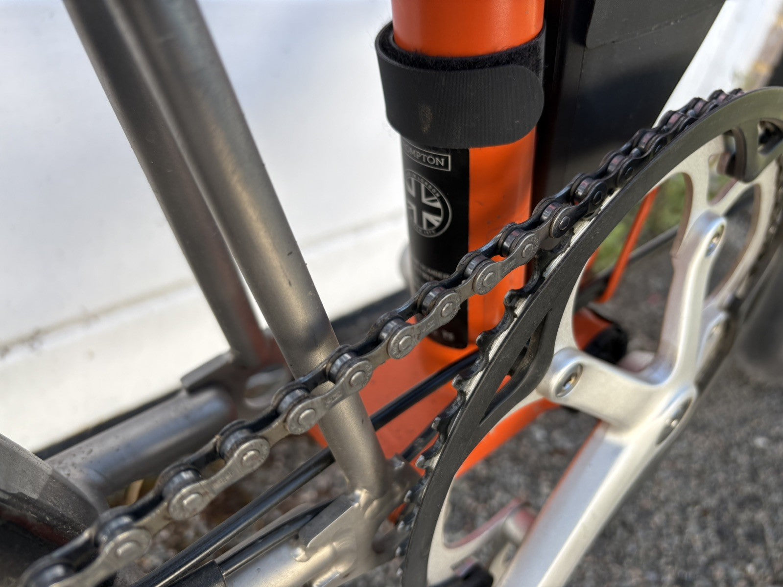 Brompton Superlight 2 S2l 2019 Orange, Black Folding Bike