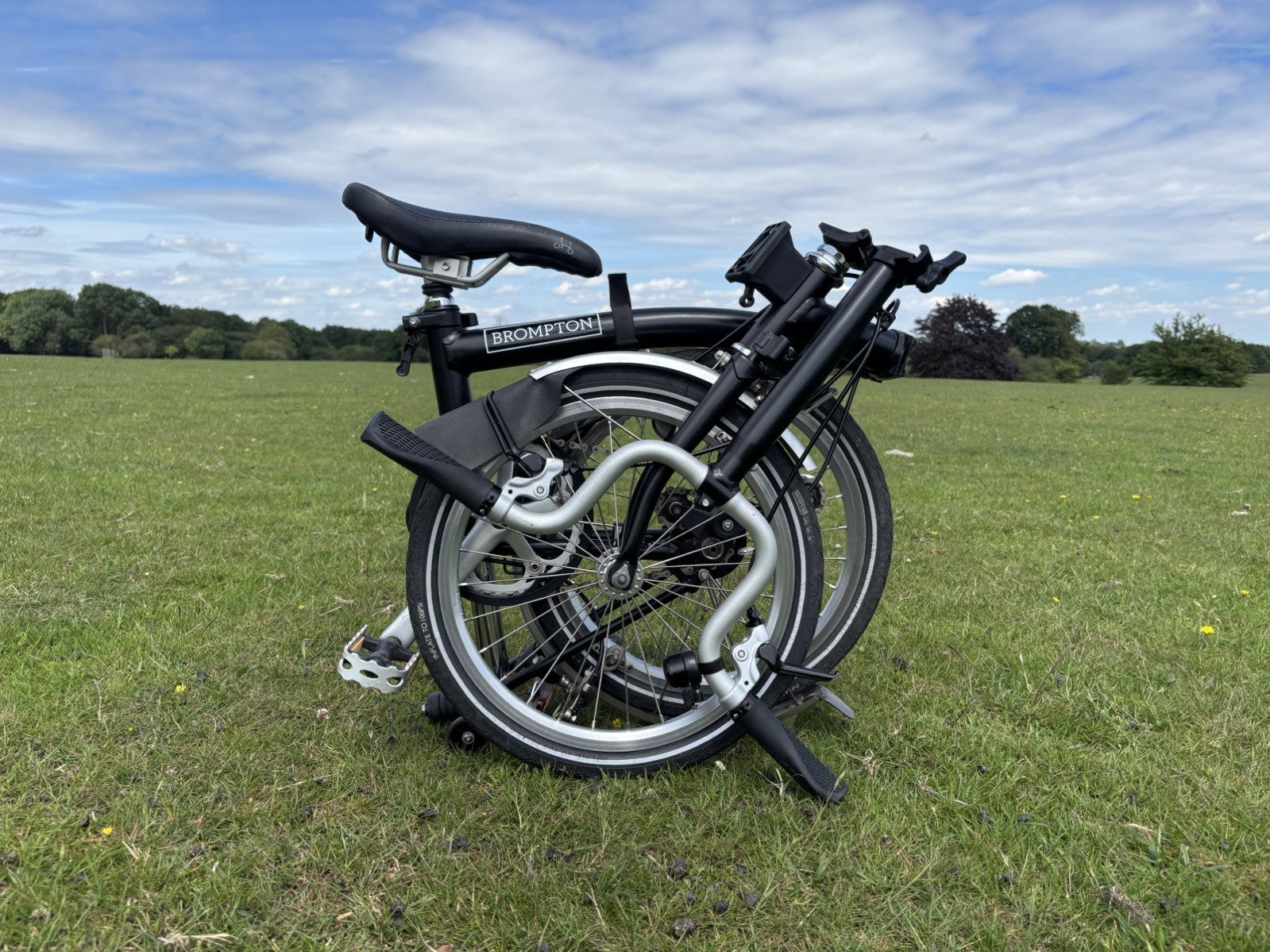 Brompton M1L Single Speed 2014 Folding Bike Lightweight