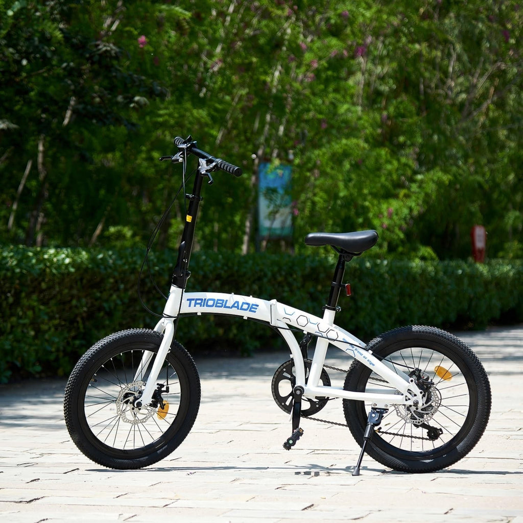 20" Folding Mountain Bike 7-Speed Disc Brake Lightweight for Adults