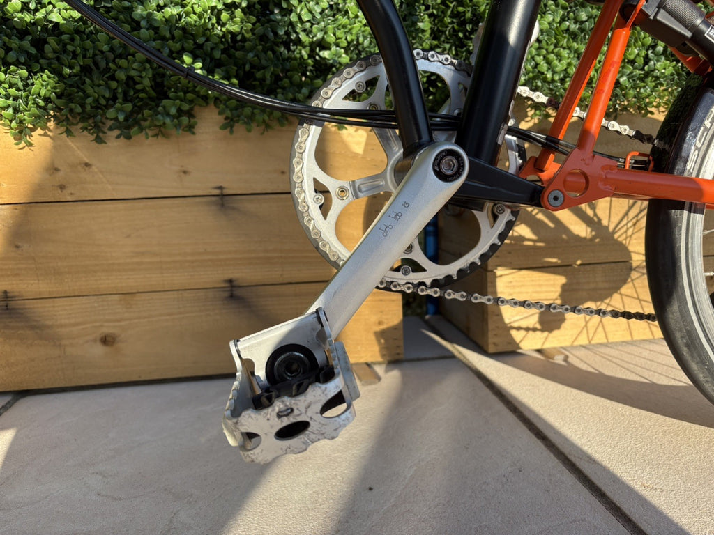 Brompton S6L 2014 6-Speed Folding Bike - Orange & Black - Very Good Condition