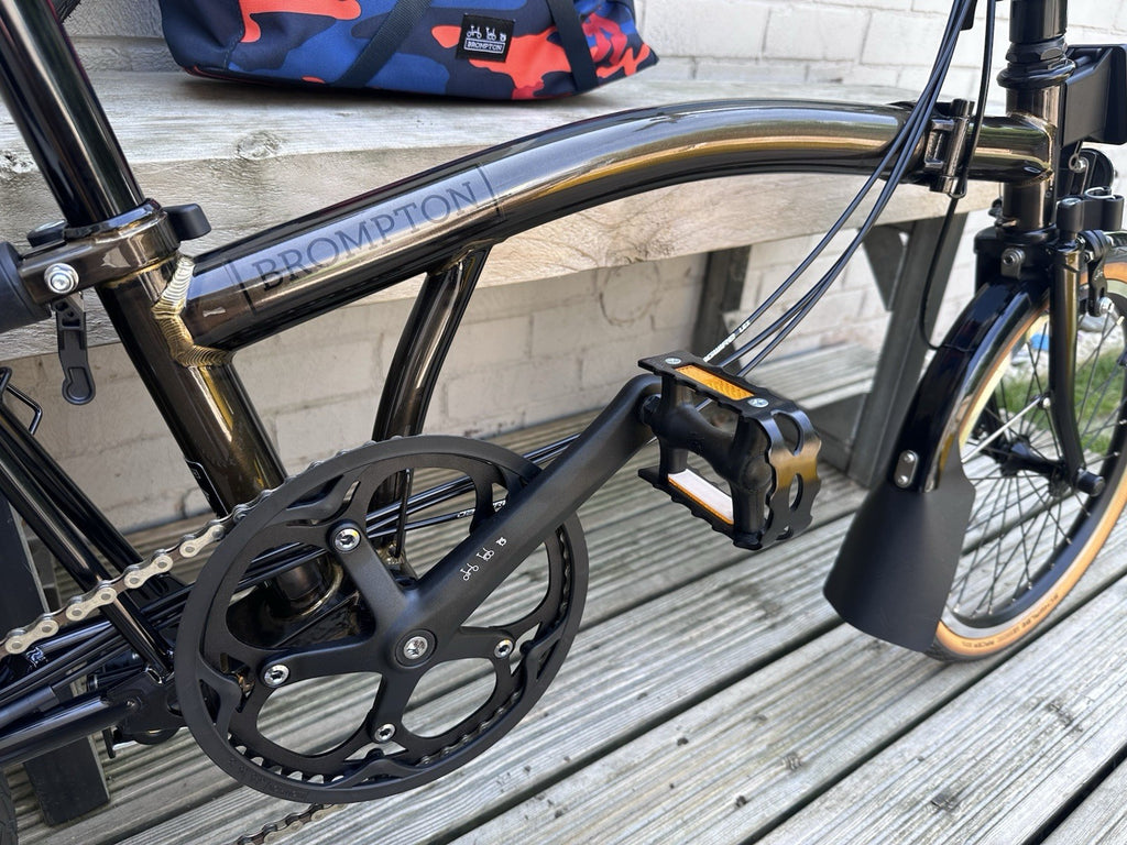 Brompton Folding Bike - New And Unused - Raw Lacquer Bundle - Accessories!