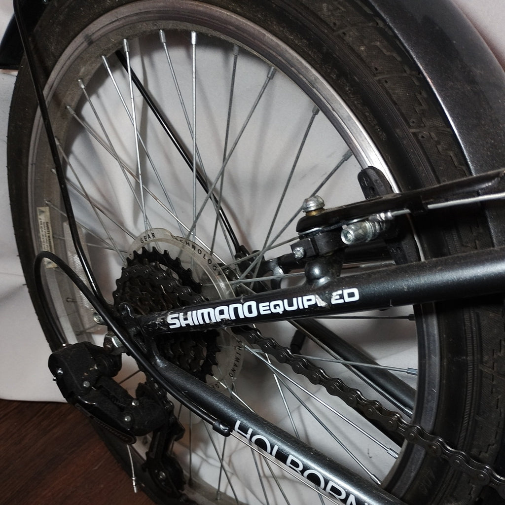 Challenge Holborn 20in Folding Bike Black V-Brake Adjustable Seat