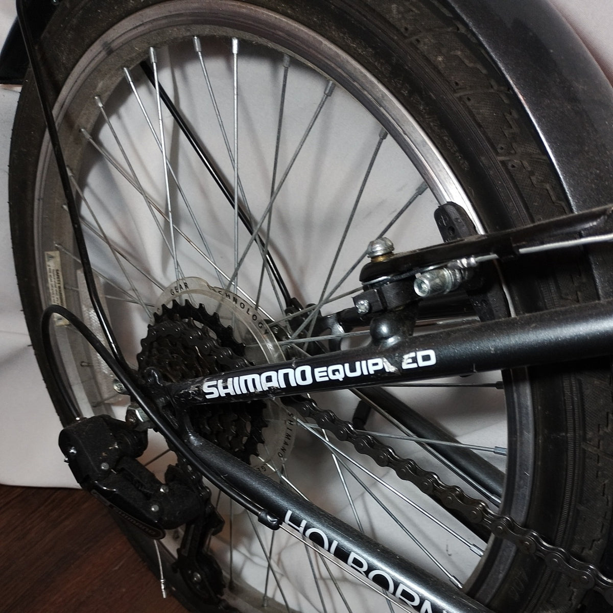 Challenge Holborn 20in Folding Bike Black V-Brake Adjustable Seat