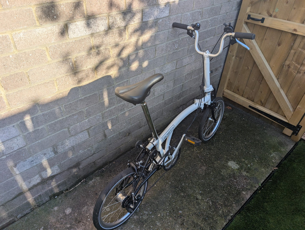 Brompton A-Line 3-Speed Folding Bike white 2022 model