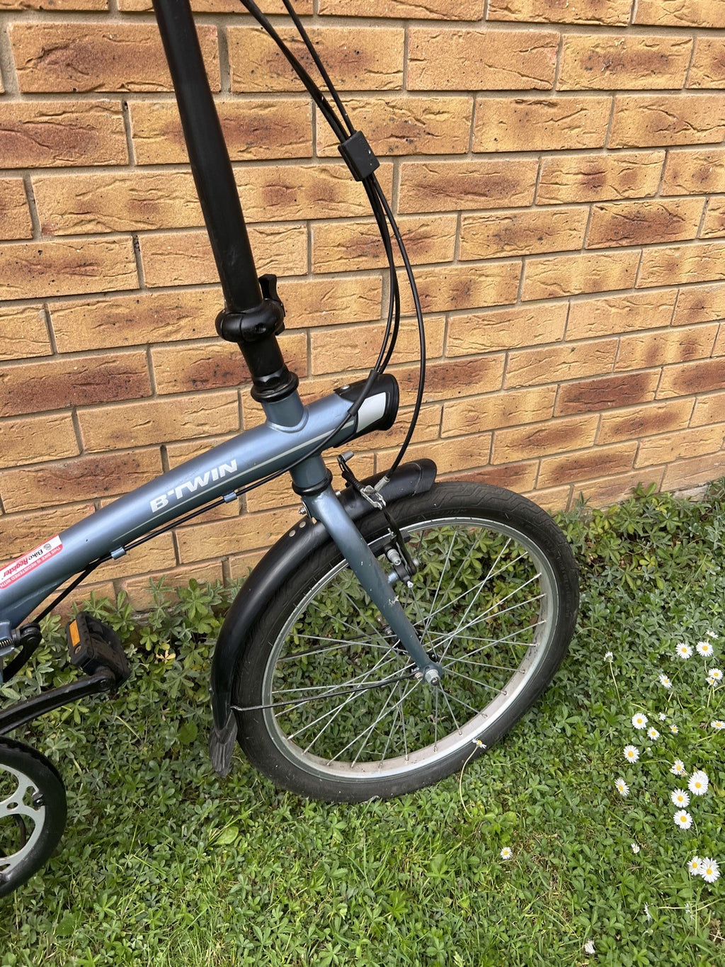BTWIN Folding Bike 120 Blue/Grey RRP £280 Happy to Ship