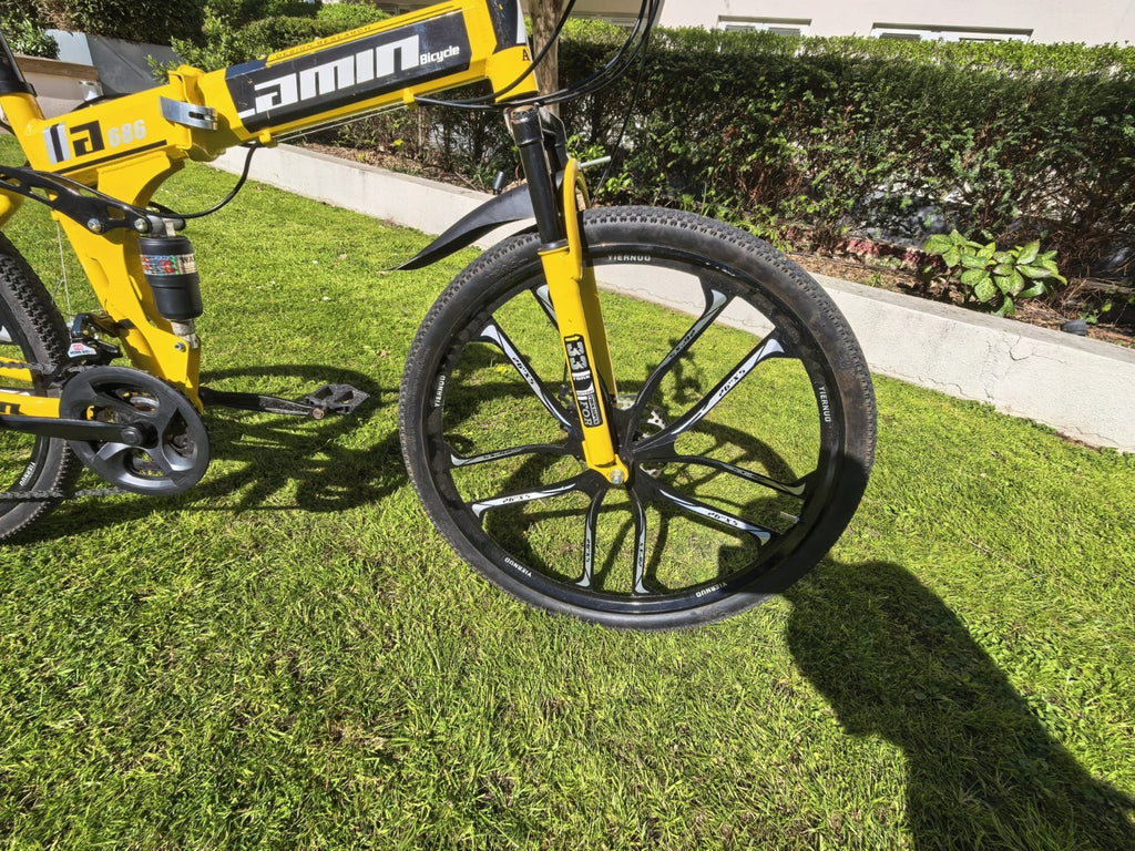 BSTSEL 26 Inch Adult Folding Mountain Bike