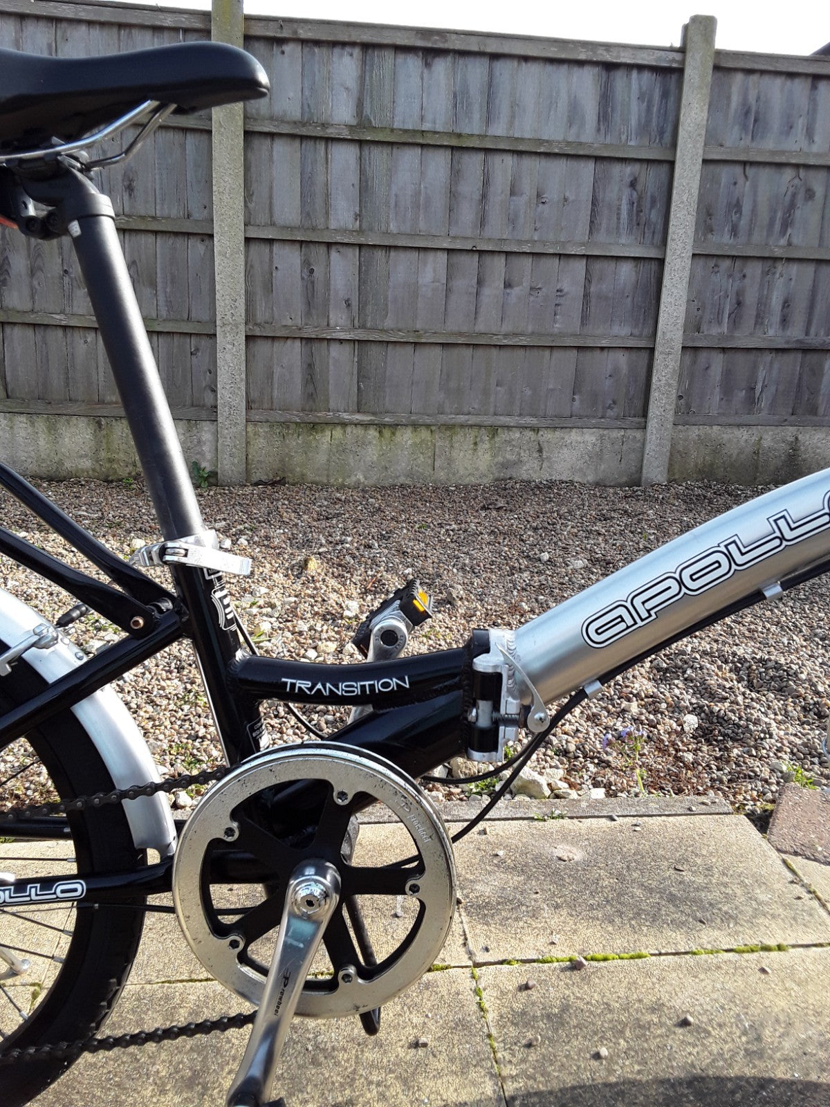 Apollo Folding Bike 20"  Aluminium Frame Speed Excellent condition