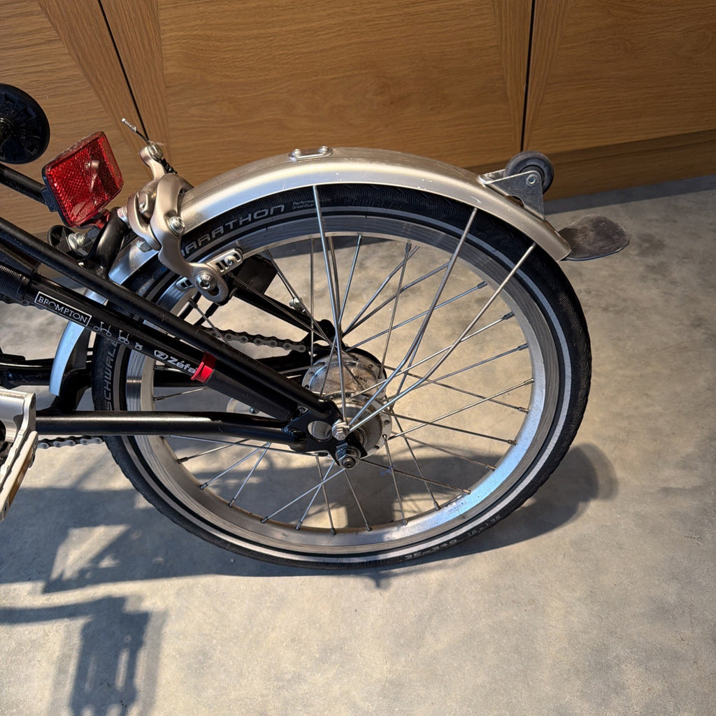 Brompton M3L folding bicycle in Satin Black - New Test Ridden Condition