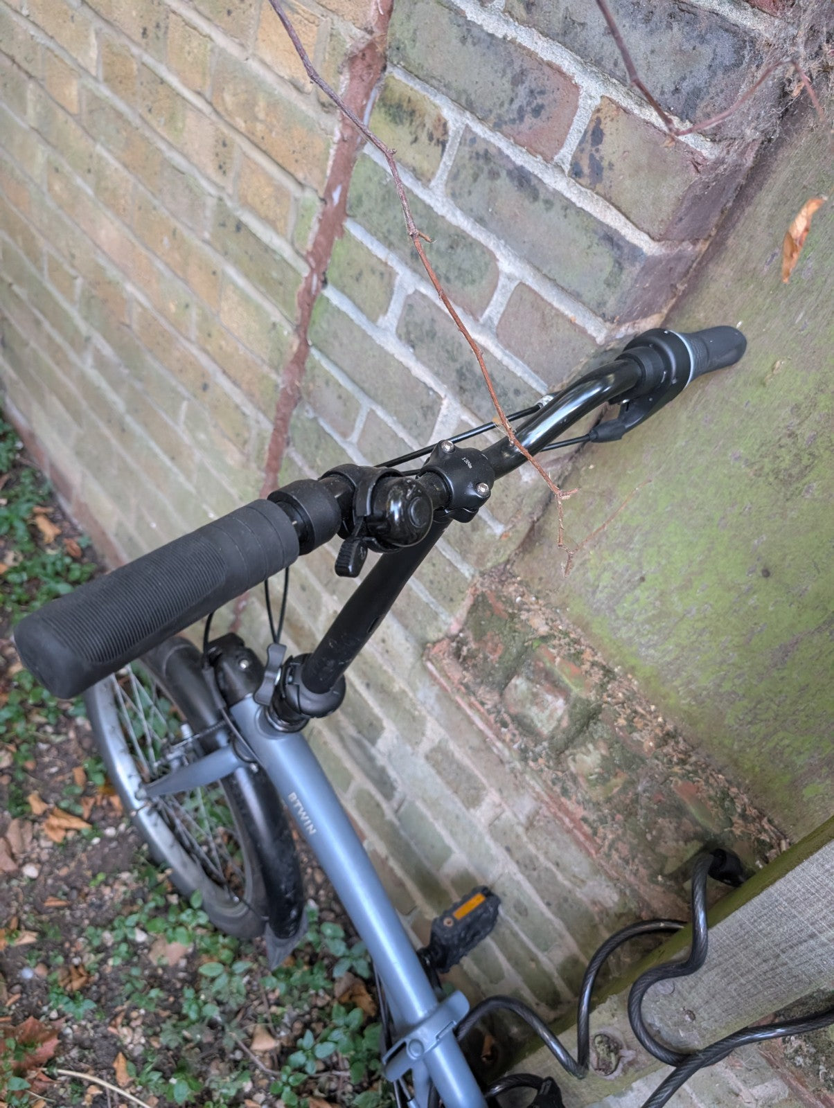 BTWIN Tilt 120 Grey Folding Bike Grey