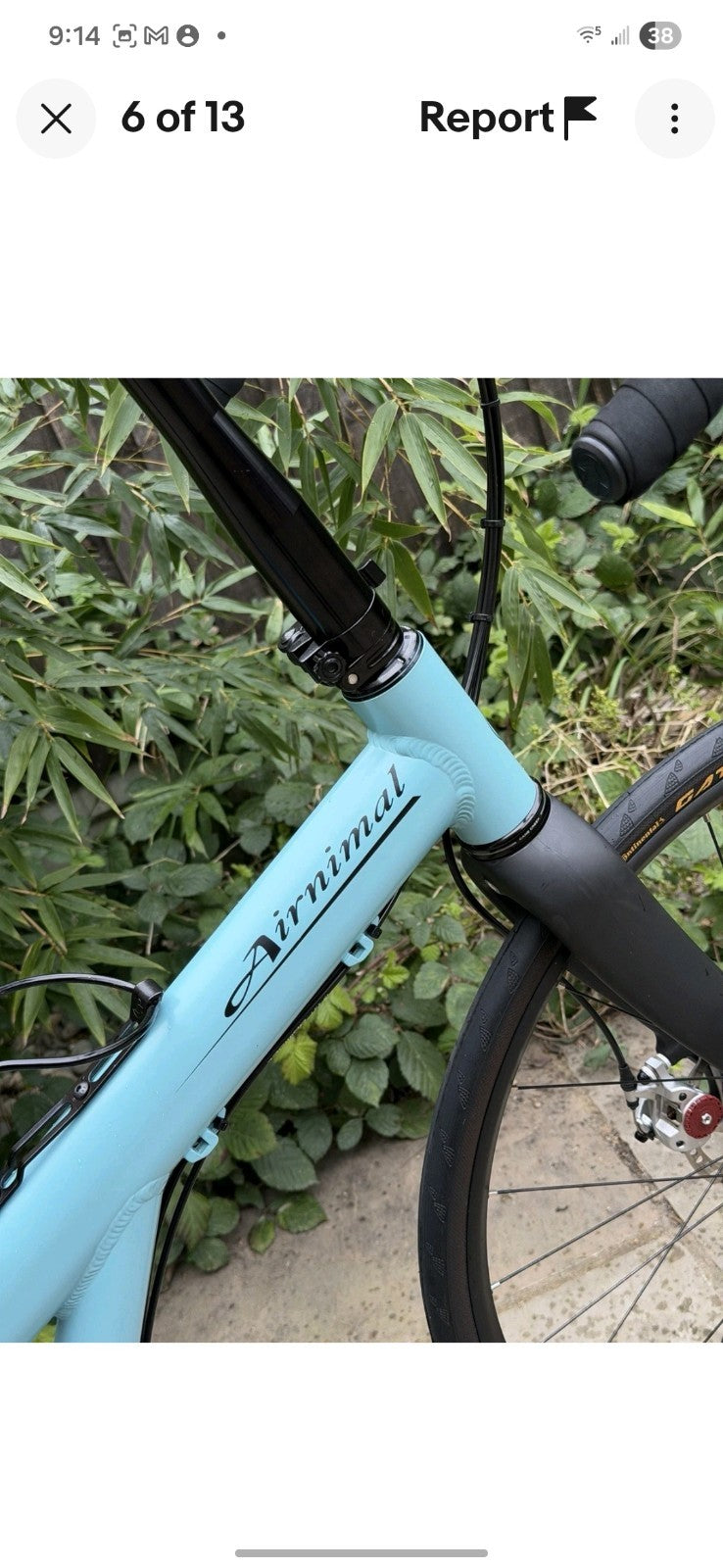 Folding Bicycle Used Once Airniml Joey Sram Rival 1 1x11 Hope Pro Hubs Gatorskin