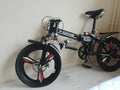 Oyama folding bike, 20 inch wheels, 8 speed.
