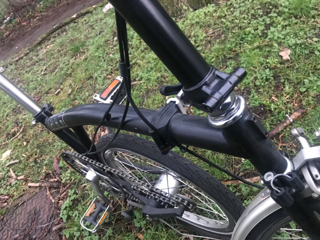 Brompton M3L Black Folding Bike Great Condition