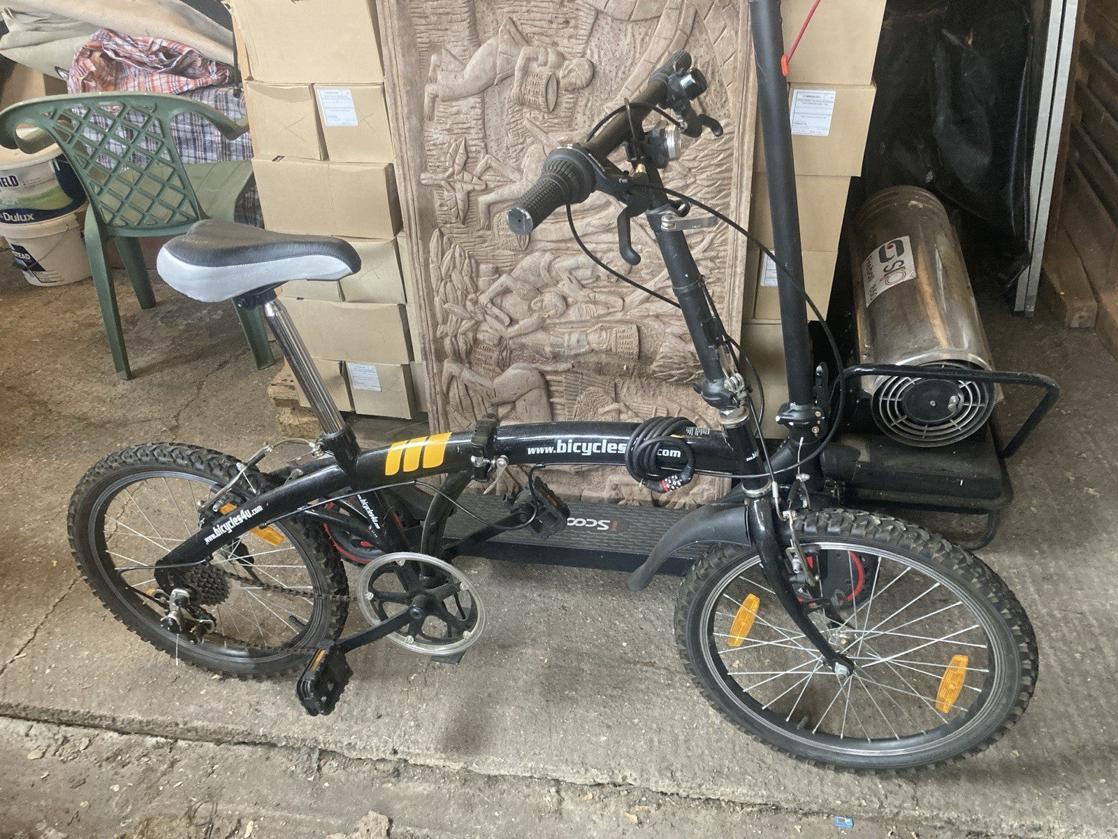 Folding Bicycle USED With Accessories