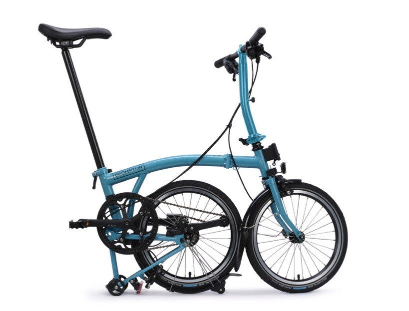 Brompton Folding Bike 4 Speed C Line Cloud Blue