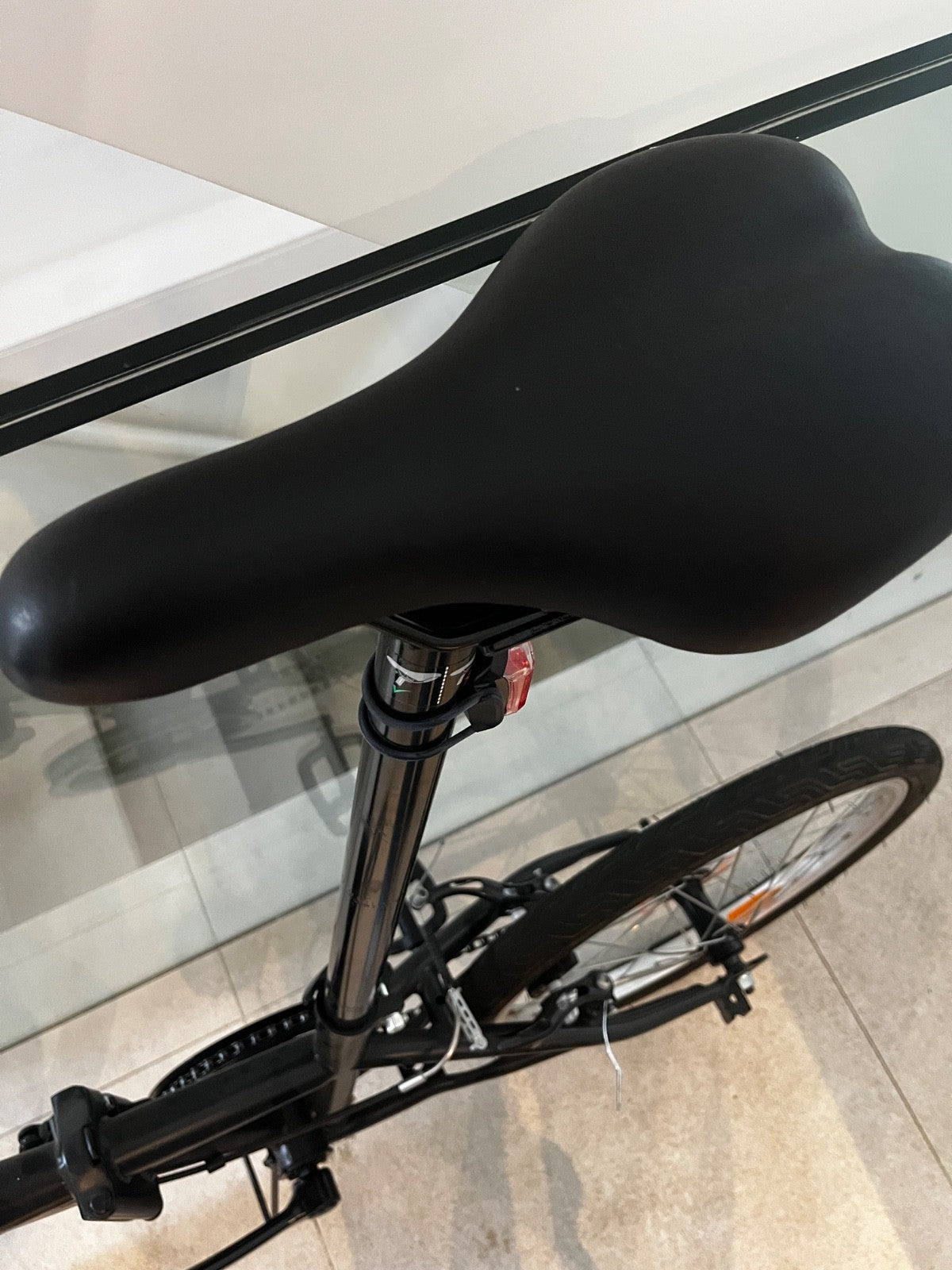 Oxylane Folding Bike Tilt 100 Black