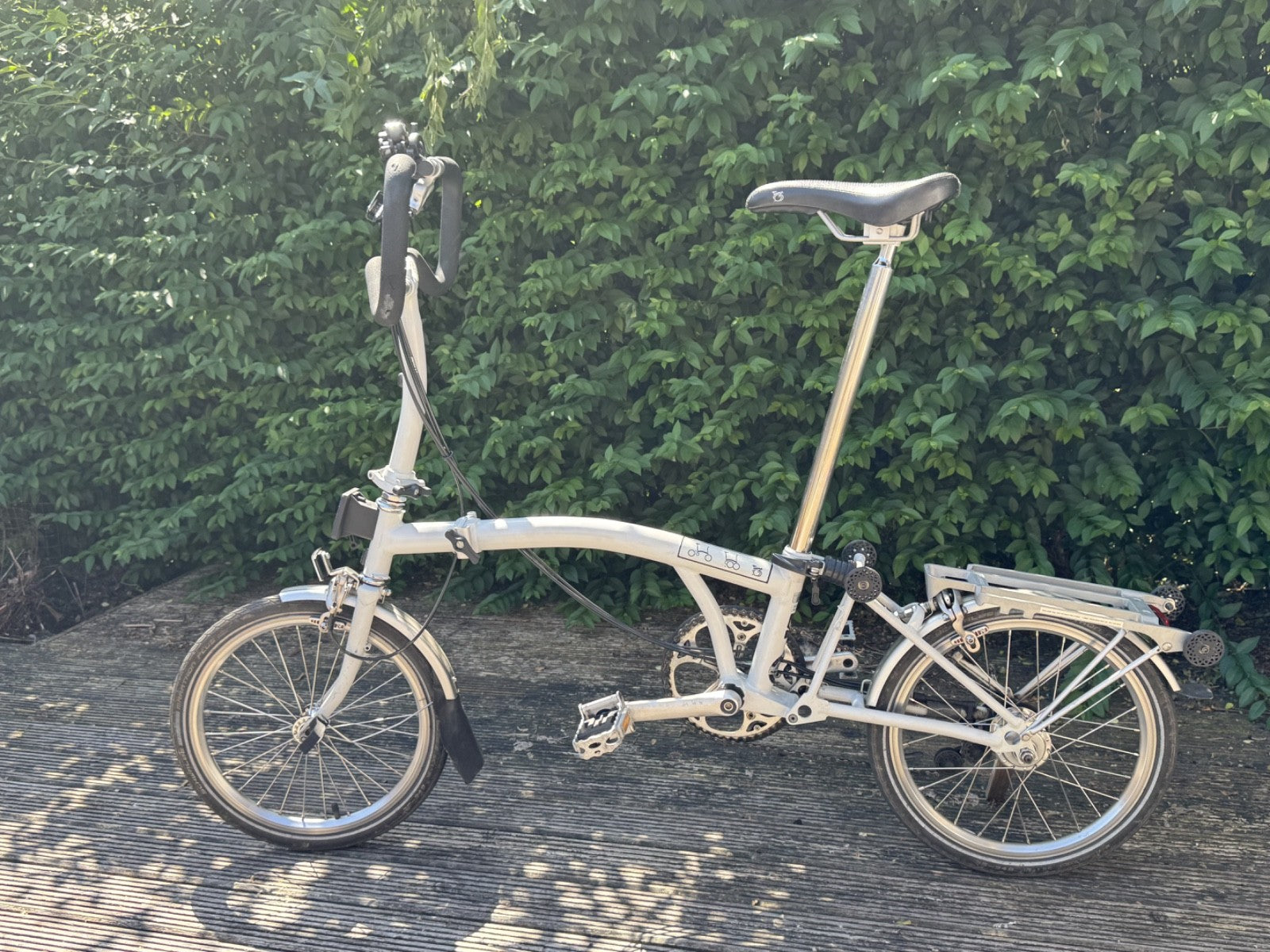 Brompton 2012 P6R folding bicycle 6 Speed, White
