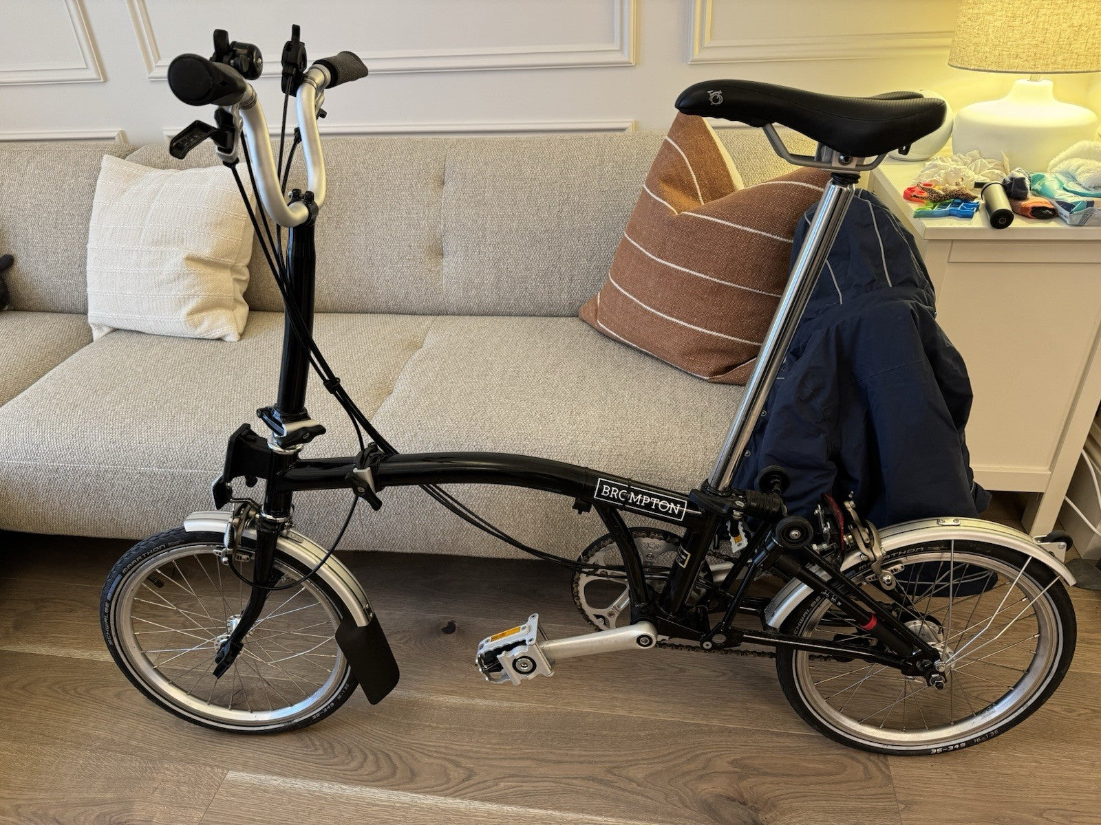 Brompton 6 Speed C-line Folding Bike Black
