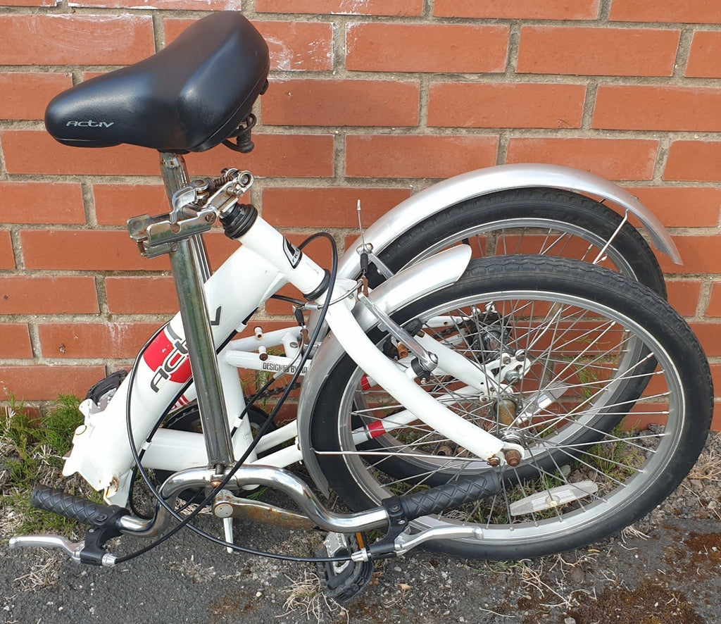 Raleigh Activ Fold‑S 20” Folding Bike – Fully Serviced, Ready to Ride – White