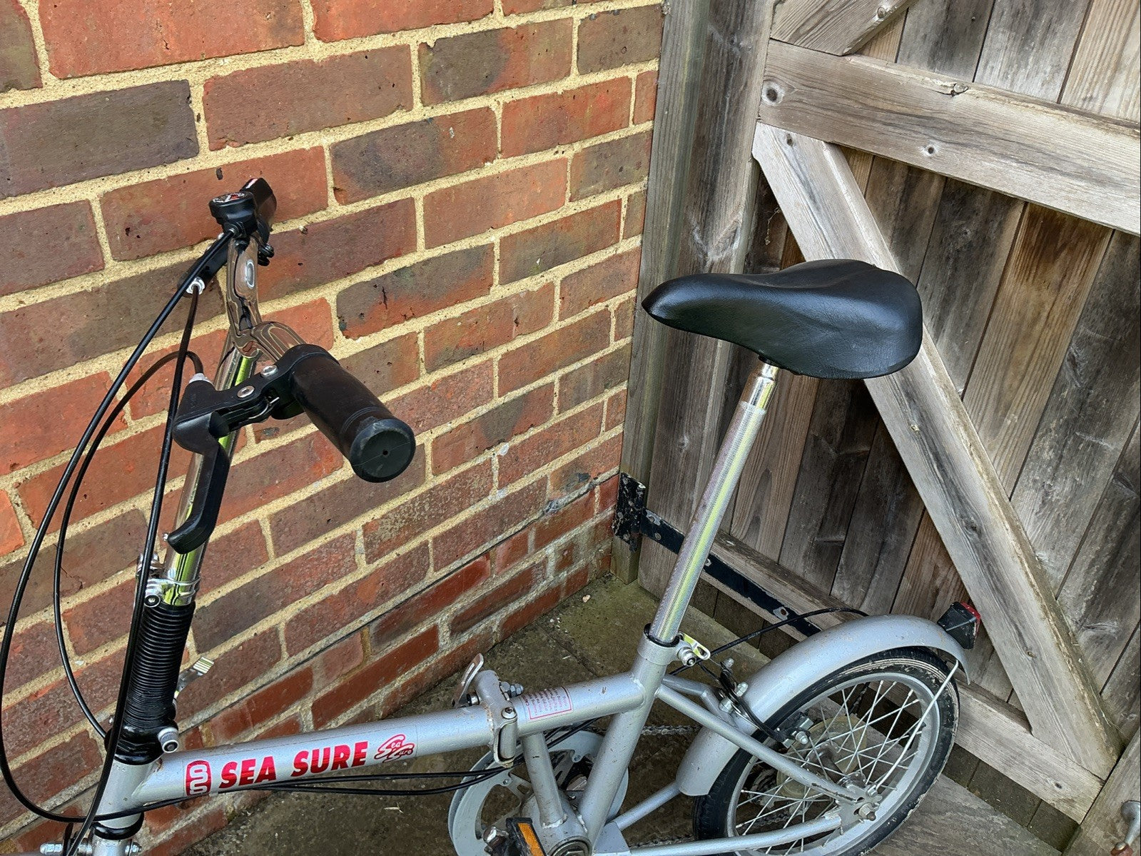 Sea Sure Folding Bike Ideal For Commute Or Boat 16 Inch Wheels G.W.O