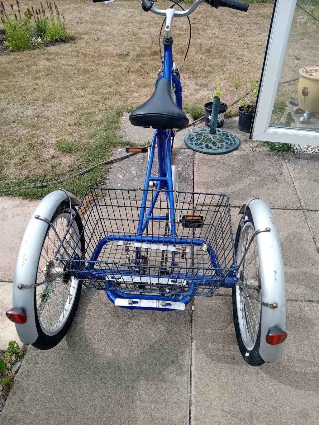 Viking Adult Folding Tricycle  6 Speed Shimano Gears Large Dog Child Cat Basket