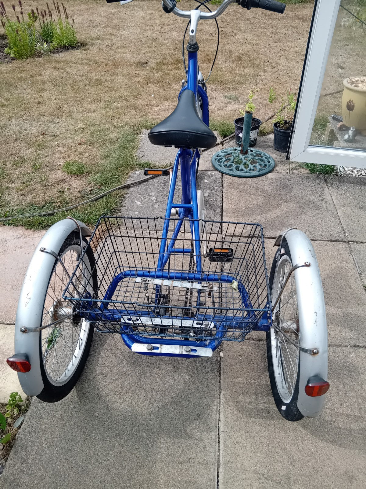 Viking Adult Folding Tricycle  6 Speed Shimano Gears Large Dog Child Cat Basket
