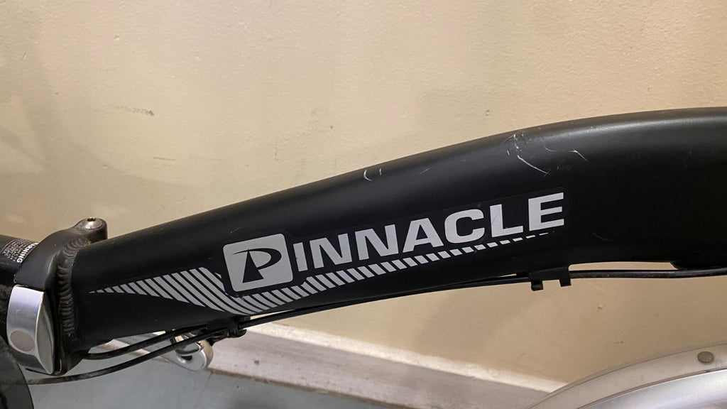 Pinnacle Journey 1.0 folding bike in matte black. Shimano Nexus 3-speed.