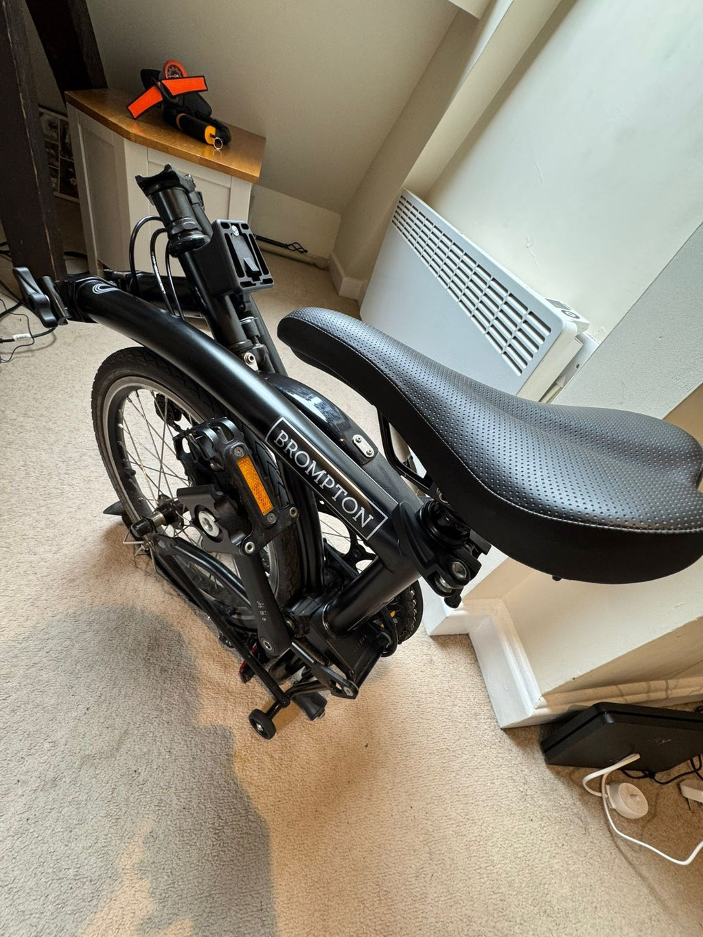 Brompton C Line High Handlebar Folding Bike 2024 Matt Black