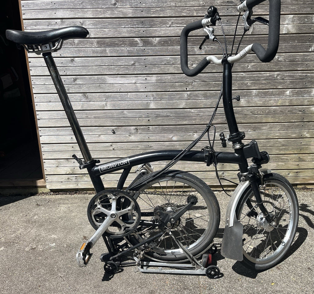 Brompton P6R with Son Dynamo lights and full set of bags