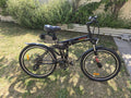 Folding Mountain Bike With Full Suspension. 250 watt, 25 to 35mile range
