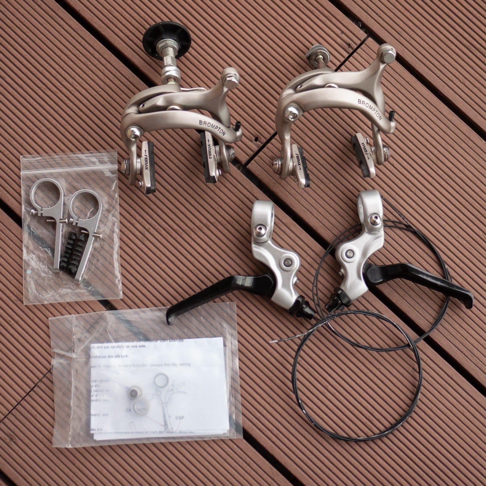 Brompton Brake Callipers & Brake Lever & Integrated Shifter Mount Bundle