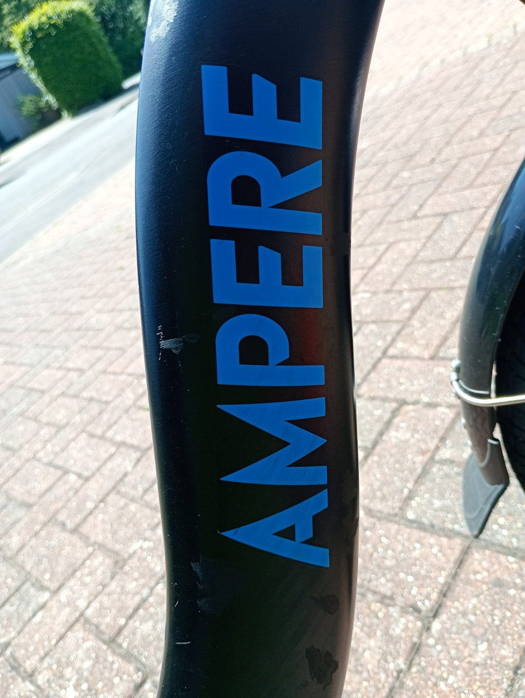 Ampere Alter Low Step Folding Bike  With Accessories