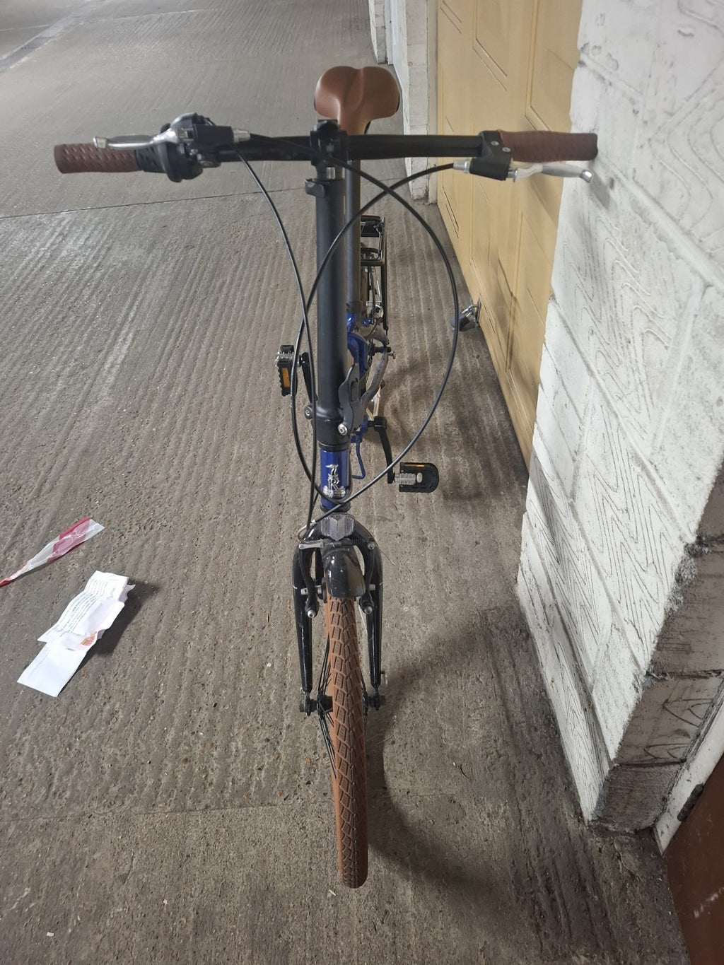 Raleigh Stowaway Folding Bike 6 Speed Metallic Blue.Never Used Great Condition