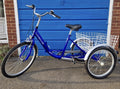 Viking Adult Trike Tricycle Bike Folding 6 Speed Shimano 20" Wheels Basket