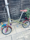 Ammaco Zig Zag Commuter Folding Bike Vintage Bicycle