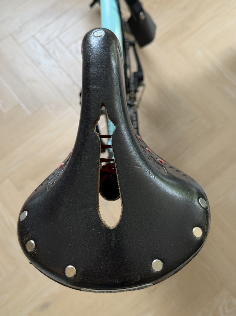 Brompton M6L Superlight — Turkish Green/Black Edition with battery lighting