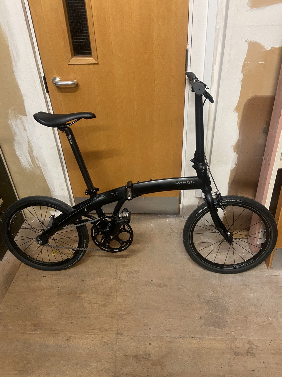 Dahon Mu Uno Black Folding Bike Single Speed Coaster Brake 9kg  VGC