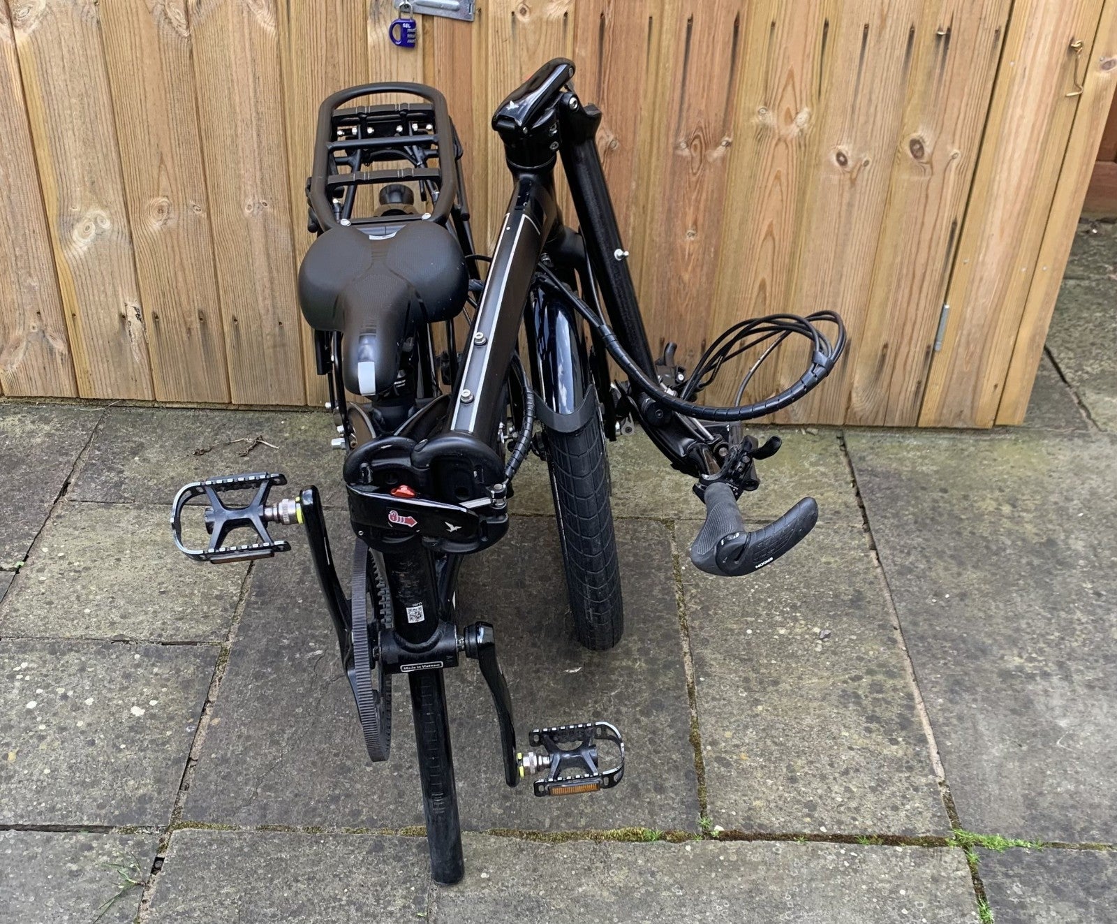 Tern Verge S8i Folding Bike 20" Matte Black