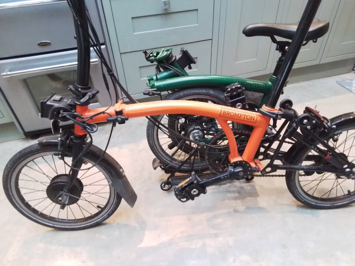 Brompton Folding Bike M6L Black Edition With SwytchBike assist