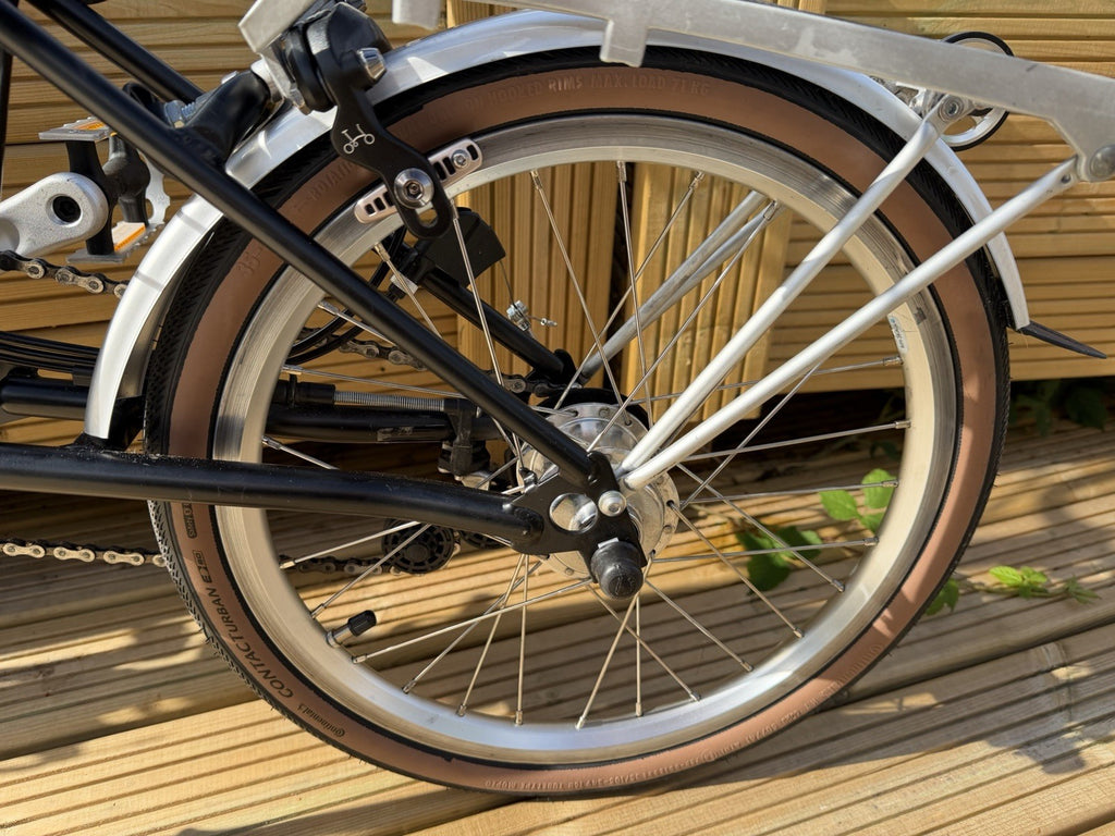 Brompton Folding Bike 6-Speed Black Excellent Used Condition