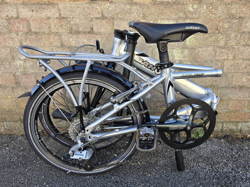 Dahon Helios Metro Vintage Folding Aluminium Push Bike Silver, Circa 1999