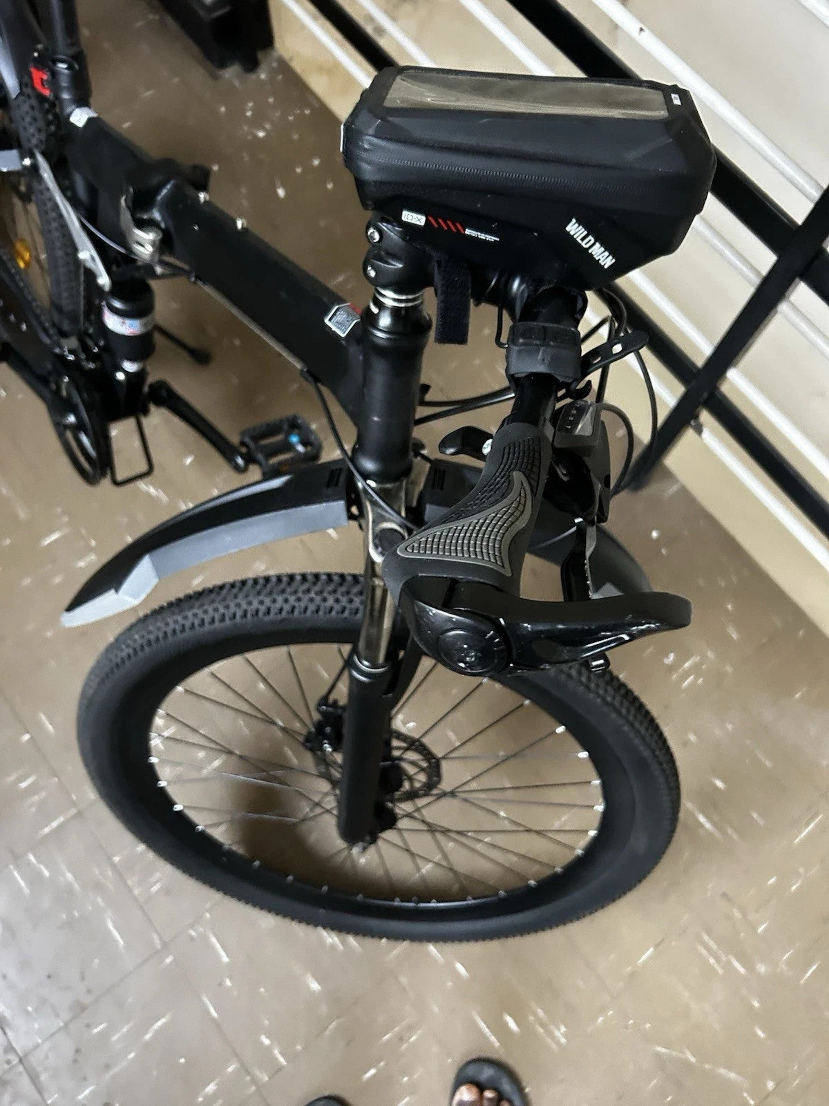 Hardly used full suspension 27-inch Folding Mountain bike