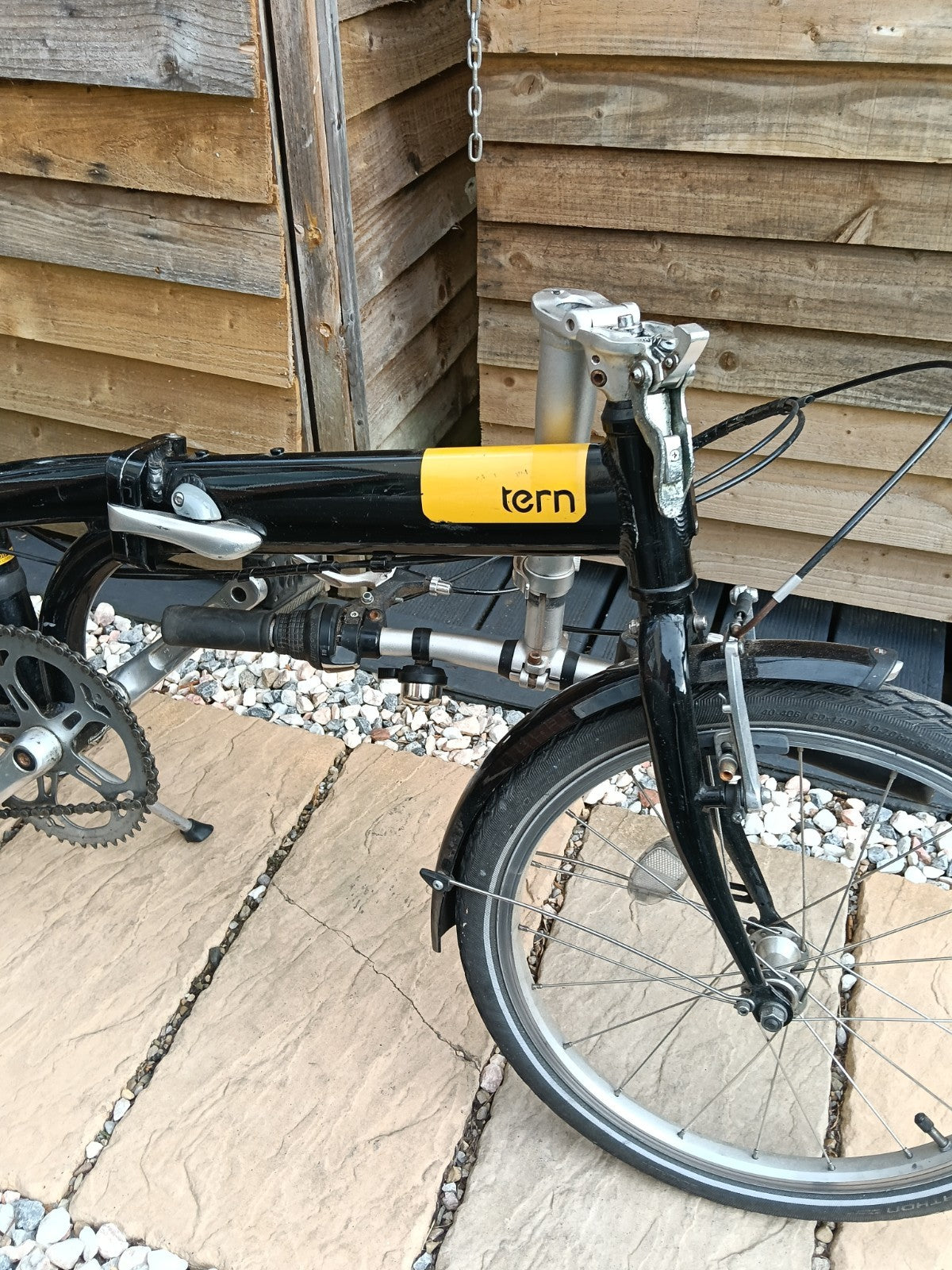 Tern Link C7 Folding Bike. 7 Speed 20" Wheels. Black