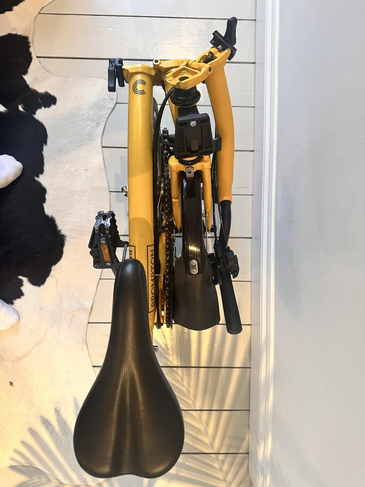 Brompton Folding Bike – 6-Speed Yellow - Excellent Condition