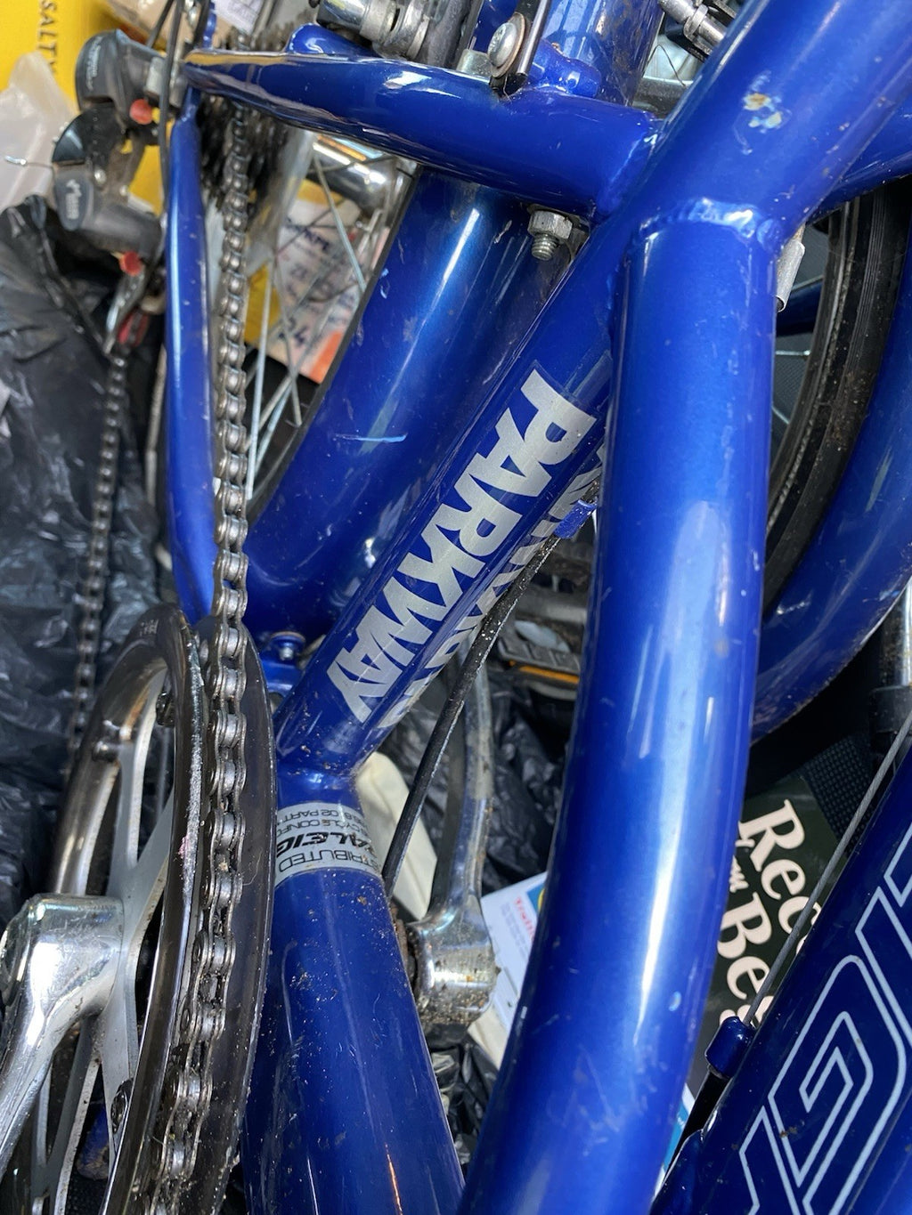Raleigh Parkway Folding Bicycle. Great For Commuting or Motorhomes And Caravans