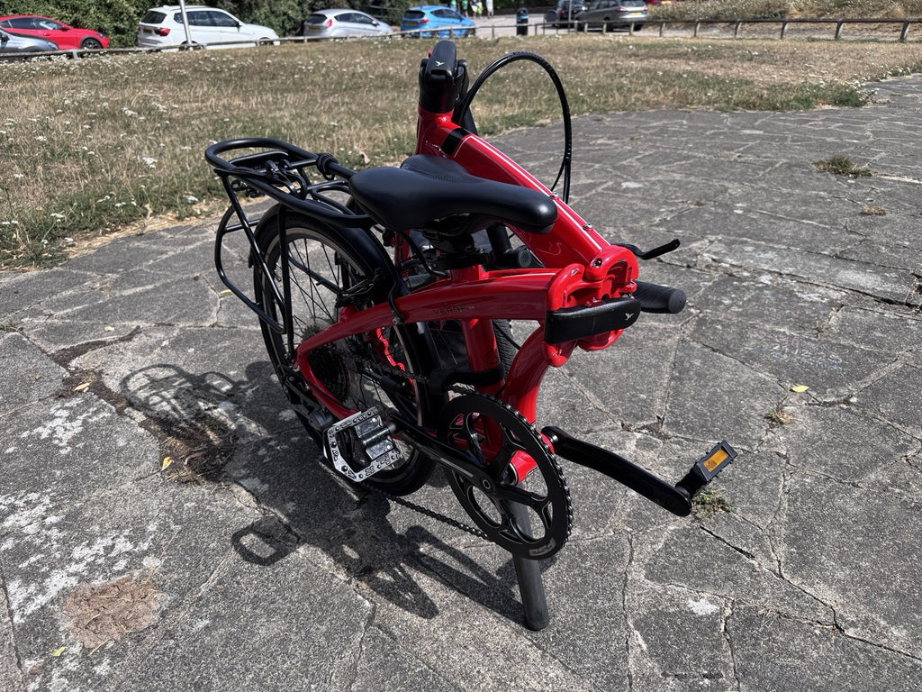 Tern Verge D9 Folding Bicycle Red - In Excellent Condition